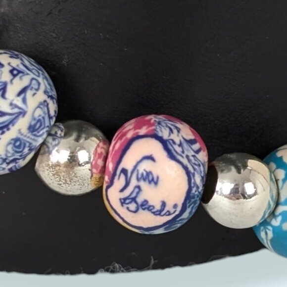 Viva Beads Colourful Clay Stretch Bracelet - Picture 2 of 5